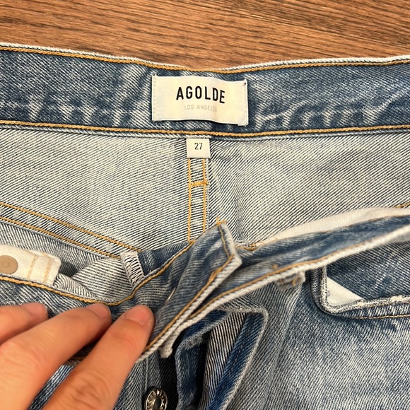 Agolde 90s blue jeans, distressed - Picture 2 of 3
